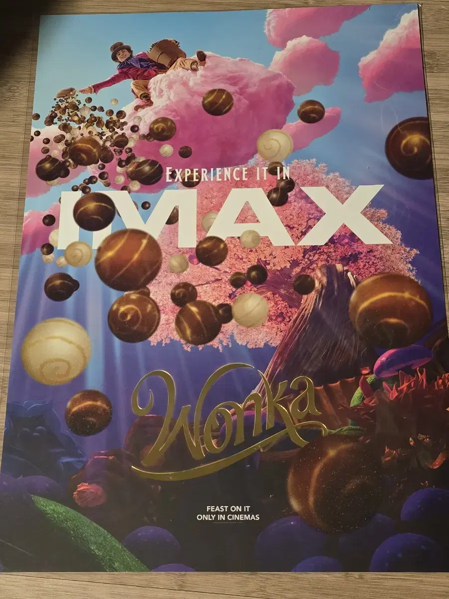 웡카 wonka 아이맥스 IMAX 포스터 미사용